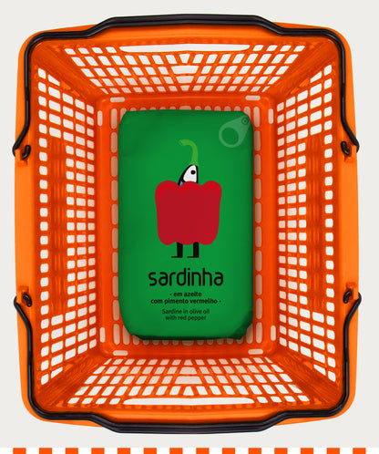 Sardine à l'huile d'olive et au poivron rouge